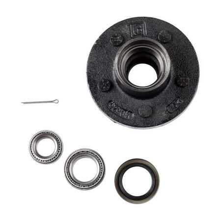 Lippert IDLER HUB 5-4.5; 3500LB W/BEARING CONE KIT 814208